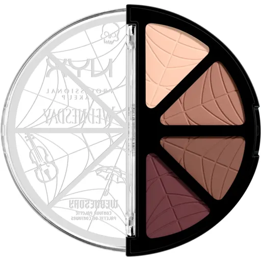 NYX Professional Makeup Wednesday Contour Palette Patela pentru conturul fetei 4x2.88 g