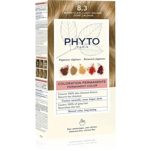 Phyto Color culoare par fără amoniac culoare 8.3 Light Golden Blond 1 buc