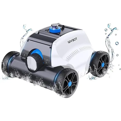 Robot curatare piscine fara fir Wybot Typhor 2 (Osprey 300 Pro), 50W, Li-Ion 6600 mAh, Pana la 120 m², Autonomie 120 min, Auto-parcare, Auto-revers, A