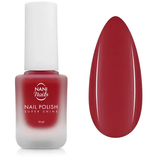 NaniNails NANI Super Shine lac de unghii cu rezistenta indelungata culoare Redcurrant 10 ml