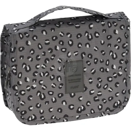 Geantă cosmetică extensibilă, gri, gri