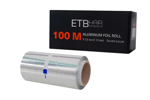 Folie De Aluminiu Pentru Suvite ETB Disposable Rola 100m X 12cm X 12 Microni