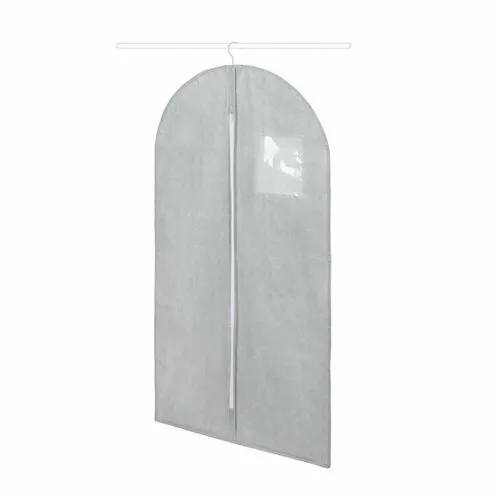 Husă costum și rochie scurtă Compactor Boston, 60 x 100 cm, gri, S