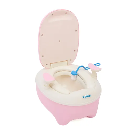 Olita cu manere U-grow, 31.5x22x36 cm, plastic, roz