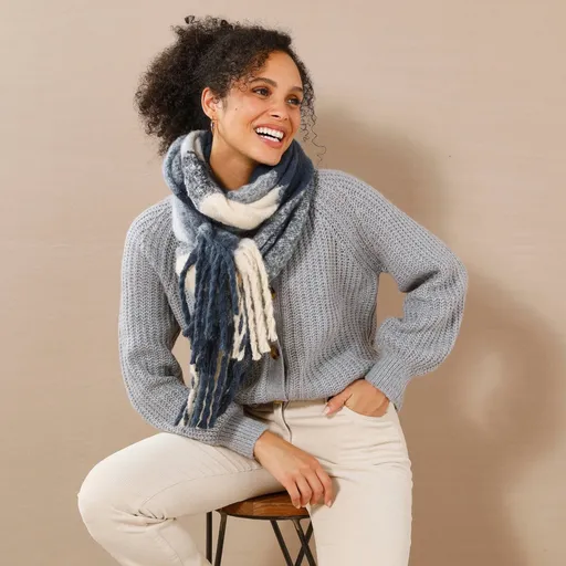 Jumper cu model neted