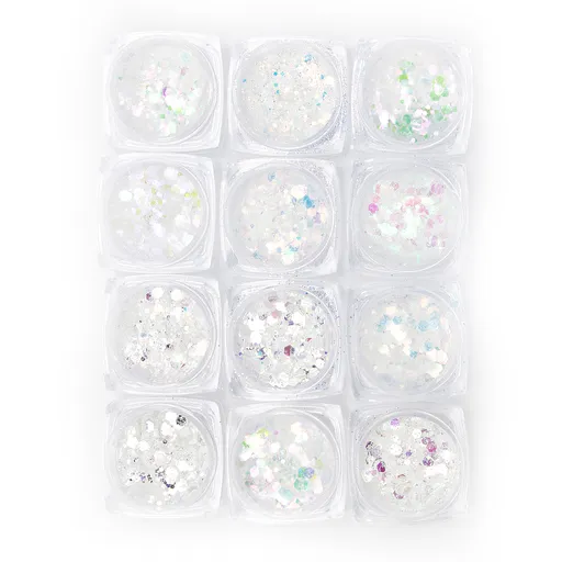 Set 12 decoratiuni paiete pentru unghii, Global Fashion