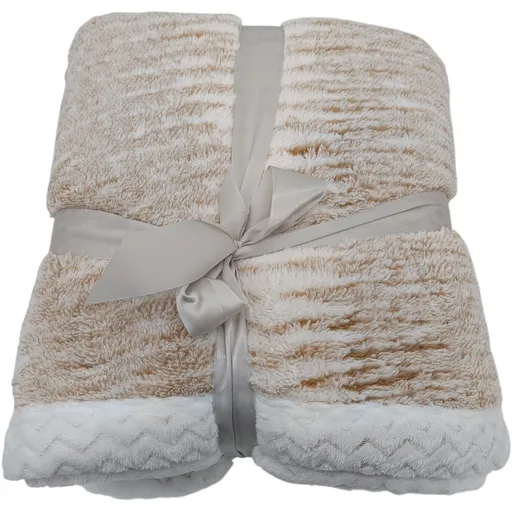 Pătură din lână Mramor bej, 150 x 200 cm, bej