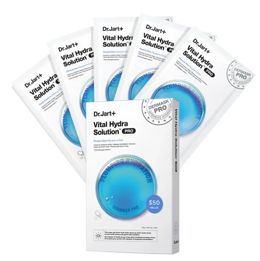 Dr. Jart+ Mască de față cu hidratare profundă Vital Hydra Solution Pro 5 x 26 g