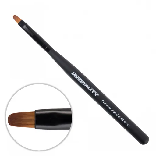 Pensula gel 2M Black Beauty Oval nr. 4