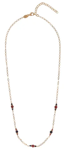 Alisia Colier placat cu aur, cu granate și safire AL5232.01.000