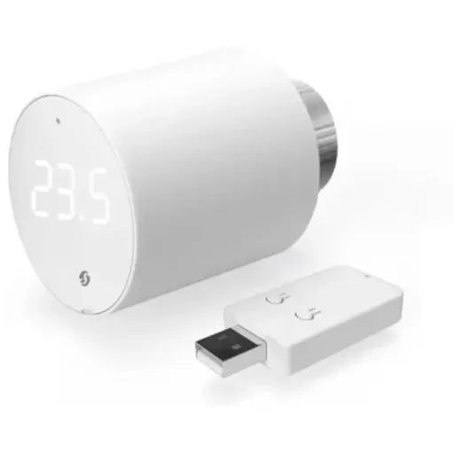 Valva termostatica pentru calorifer Shelly BLU TRV, cu hub Bluetooth inclus in pachet 3800235264980