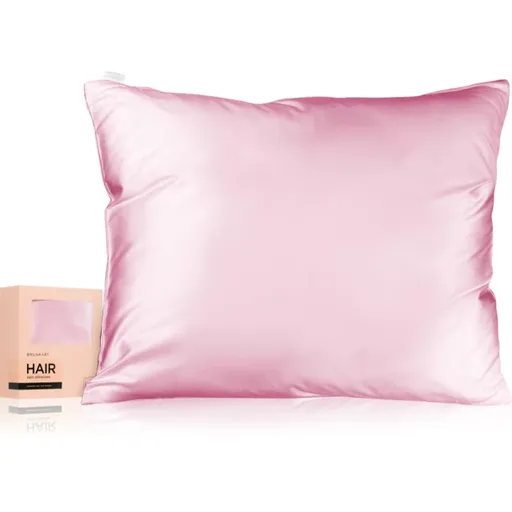 BrushArt Hair Satin pillowcase față de pernă satin Candy Pink 50x60 cm
