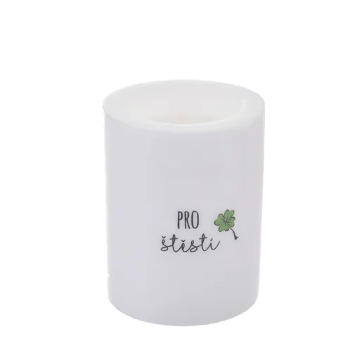 InDecor Lumânare cu aromă de bumbac Pentru noroc,8 x 10 cm