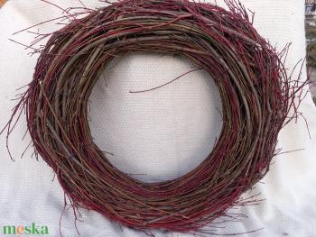 Vastag, 70 cm-es fehér som koszorú alap