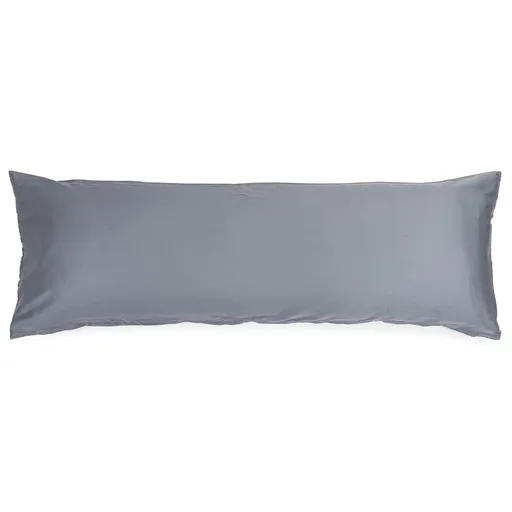 Faţă de pernă 4Home, pentru pernă de relaxare Soţ de rezervă, satin gri, 50 x 150 cm, gri