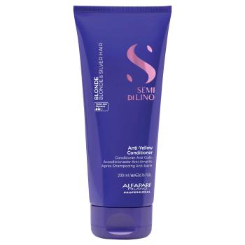 Alfaparf Milano Balsam care neutralizează tonurile galbene Semi Di Lino Blonde (Anti-Yellow Conditioner) 200 ml