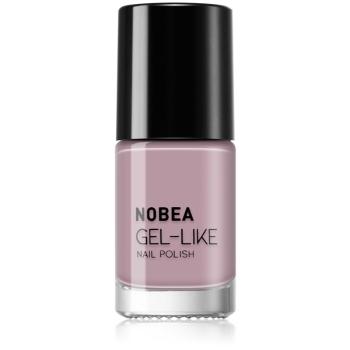 NOBEA Day-to-Day Gel-like Nail Polish lac de unghii cu efect de gel culoare Silky nude #N51 6 ml