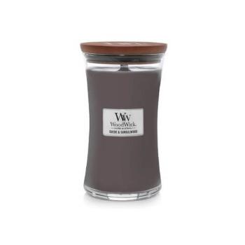 WoodWick Lumânare parfumata in vază Suede & Sandalwood 609,5 g