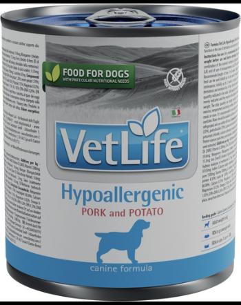 FARMINA Vet Life Natural Diet Dog Hypoallergenic Pork &amp; Potato 300 g dieta veterinara caini