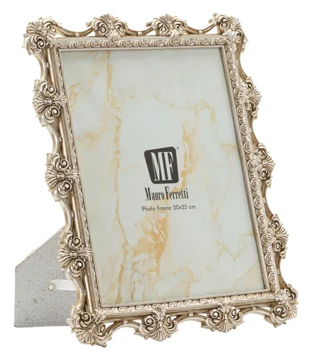 Rama foto Florence, Mauro Ferretti, 20x25 cm, polirasina/sticla, argintiu