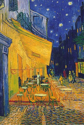 Plakát Vincent Van Gogh - Cafe Terrace at Night