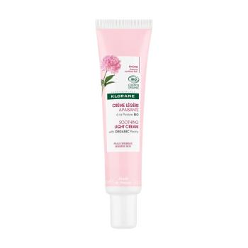 Klorane Crema calmantă pentru ten Bio Bujor (Soothing Light Cream) 40 ml