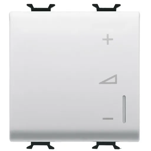 Variator universal 2 module push-buton Gewiss Chorus GW10573A, alb