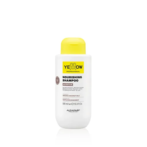 Sampon Hranitor pentru Par Uscat, Yellow Nourishing Shampoo, cu Ulei de Cocos si Argan, Gramaj: 500ml