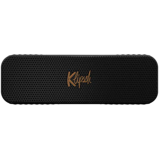 Boxa portabila Klipsch Detroit Black, 60 W RMS, Bluetooth 5.3, 20 ore, Microfon, Aplicatie mobila, USB-C, IP67, Negru
