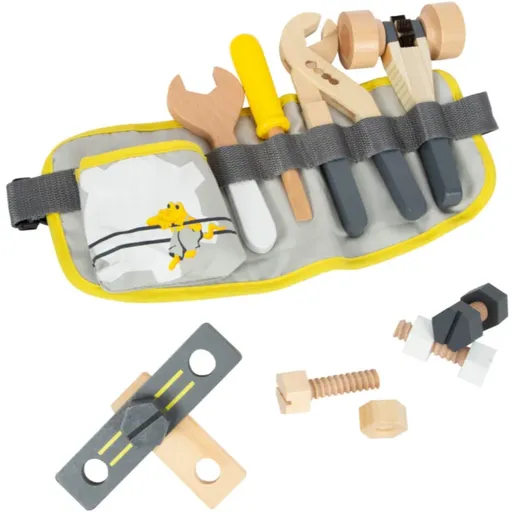 Small foot Miniwob Tool Case set de jucării din lemn 3 y+ 15 buc