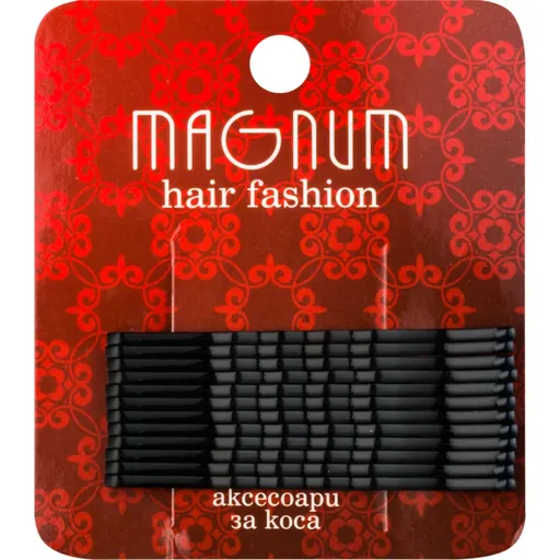 Magnum Hair Fashion agrafe de păr neagră 12 buc