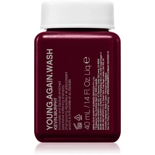 Kevin Murphy Young Again sampon pentru regenerare pentru stralucire fără sulfați și parabeni 40 ml