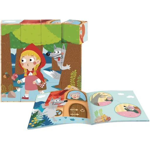 2Kids Toys Little Red Riding Hood cuburi 2y+ 16 buc