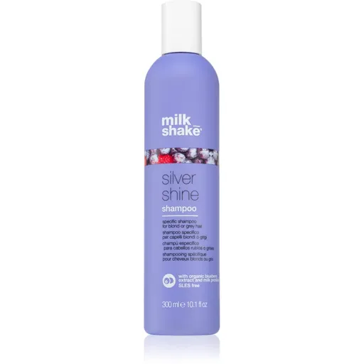milk_shake® Silver Shine șampon pentru păr blond neutralizeaza tonurile de galben 300 ml