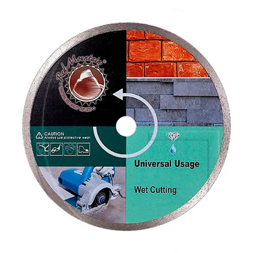 Panza Fierastrau Circular T.C.T pentru Materiale de Constructie - Taiere Umeda, Diametru 250 mm, Dimensiunea segmentului: 5/7/10 mm, Grosime 2.6 mm, R