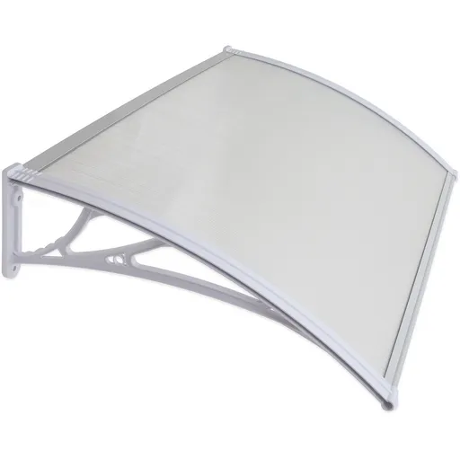 Copertină pentru ușă Aldotrade 120 x 80 cm Lagrada, transparent, pur