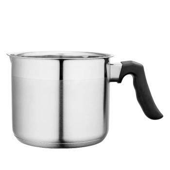 Altom Cuptor de lapte Emilio din oțel inoxidabil1,65 l, diametru 12 cm