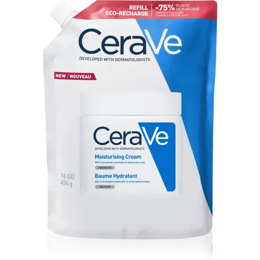 CeraVe Moisturizers Crema hidratanta pentru fata si corp pentru pielea uscata sau foarte uscata 454 g
