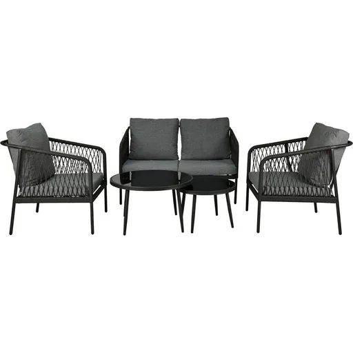 Set mobilier de grădină Nicole, 5 piese, inclusivmese