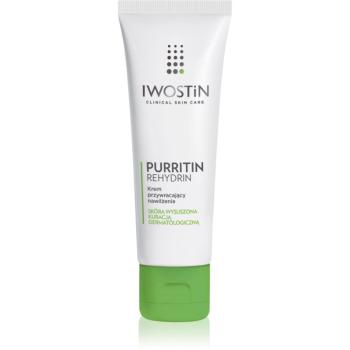 Iwostin Purritin Rehydrin crema de zi hidratanta pentru piele uscata si iritata in urma tratamentului antiacneic 40 ml
