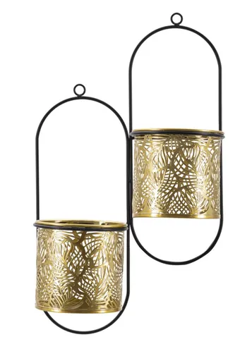 Mauro Ferretti  Jardiniera Perete Dublu Hong cm 27X14X48 | Aosom Romania