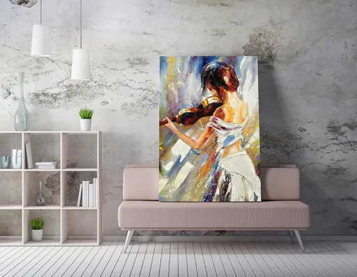 Tablou decorativ, WY96 (70 x 100), Lemn, Multicolor