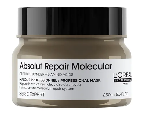 Masca De Par Pentru Regenerare Moleculara L’Oreal Professionnel Serie Expert Absolut Repair Molecular, Cantitate: 250 ml
