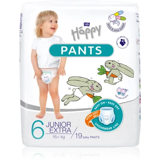 Bella Baby Happy Pants Size 6 Junior Extra scutece de unică folosință tip chiloțel 16kg+ 19 buc