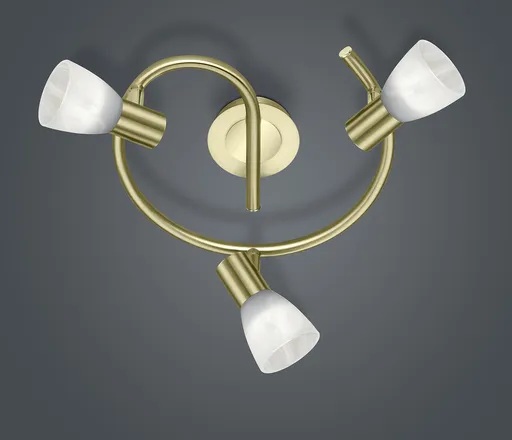 Plafoniera Levisto, TRIO, 30x21 cm, 4.9W, 3x E14, metal, bronz mat/alb