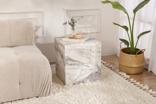 Masuta, Hanah Home, Küp, 45x50x45 cm, Marmura Freesia