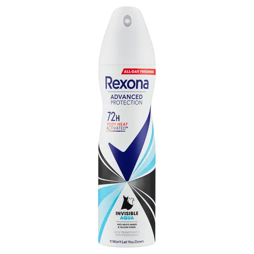 Rexona Antiperspirant în spray Advanced Protection Invisible Aqua 150 ml