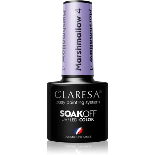 Claresa SoakOff UV/LED Color Marshmallow lac de unghii sub forma de gel culoare 4 5 g