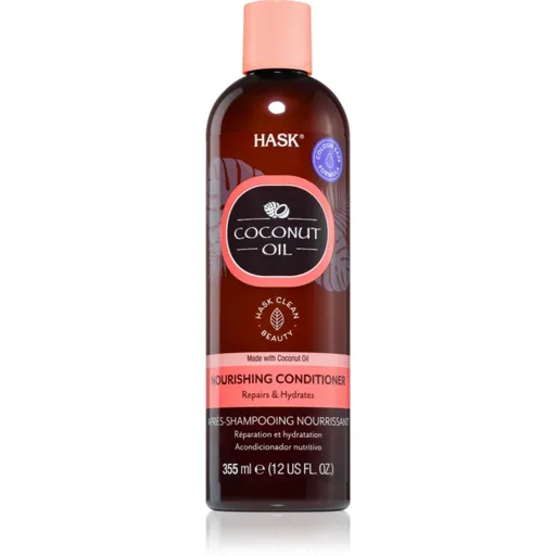 HASK Monoi Coconut Oil balsam hranitor pentru un par stralucitor si catifelat 355 ml