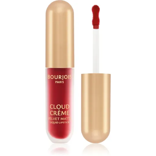 Bourjois Cloud Crème Velvet Matte ruj lichid ultra mat culoare 08 Chérie Cherry 3.1 ml